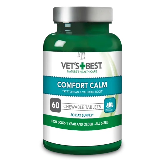 Vet`s Best Comfort Calm - Успокояващи таблетки за кучета, 60 броя