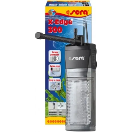 Sera X-Edge 300 – Мощен и енергийно ефективен ъглови филтър за аквариуми до 100 литра