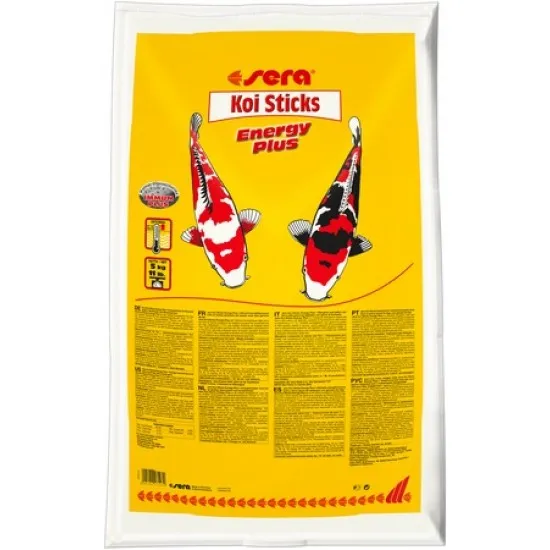 Sera - Koi Sticks Energy Plus - Храна за Кои и други езерни риби, 40 литра, 5 кг.