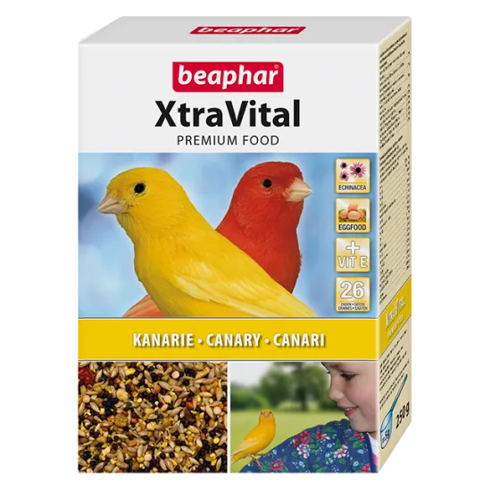 Beaphar XtraVital - Премиум храна за канарчета, 250 гр.