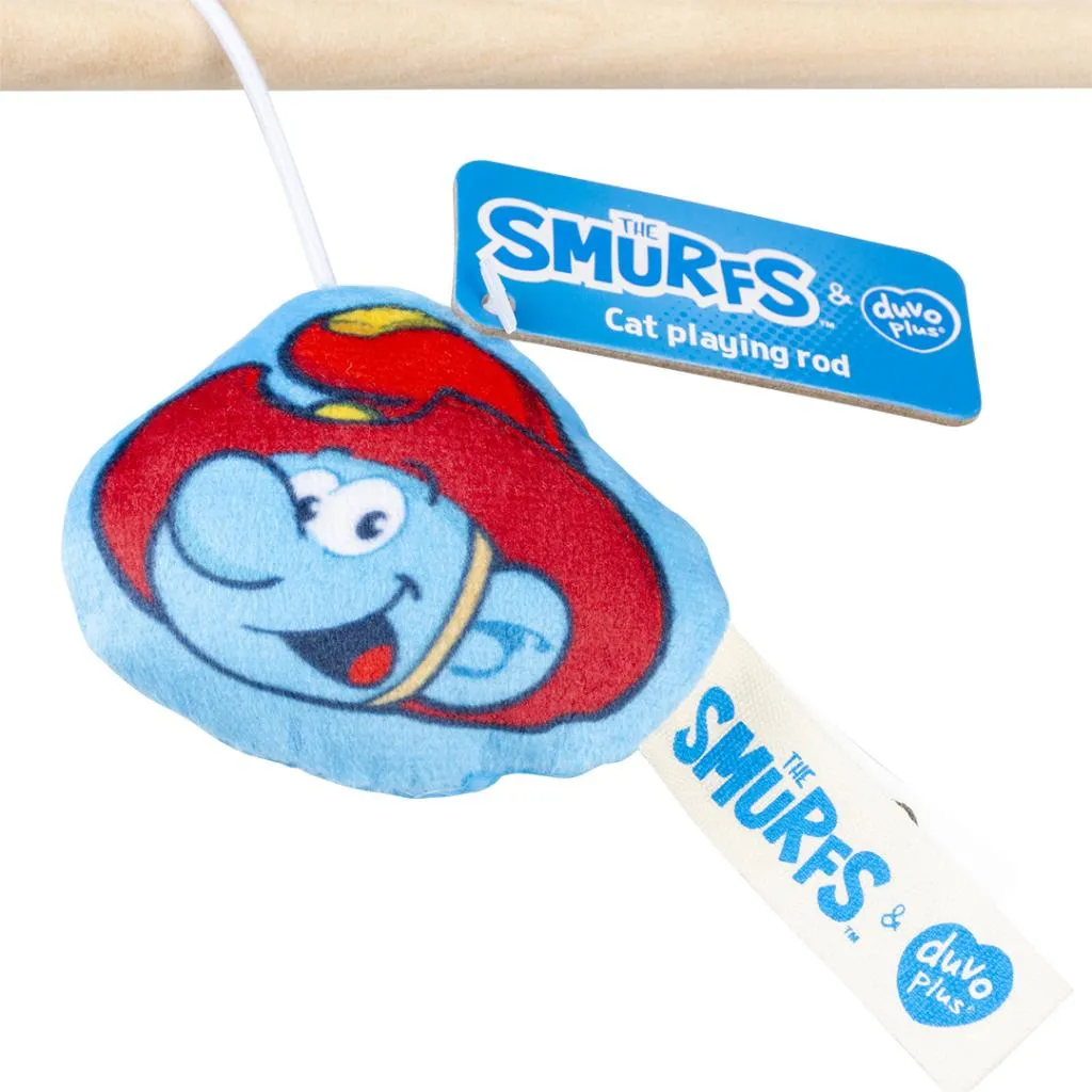Duvo Smurfious toy rod with magnet - Забавна играчка за котки, въдица с магнит,  42x8,5x2 см. 2