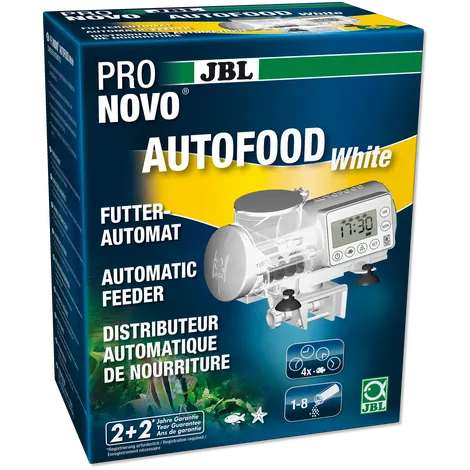 JBL Pronovo Auto Food - Бяла автоматична хранилка за всички аквариумни рибки до 375 мл. 1