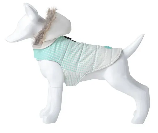 Freedog Abrigo Blue Dot - Модерна грейка за кучета, 45 см. - синя