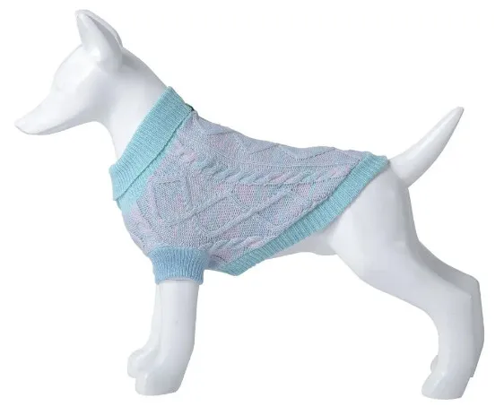 Freedog Mille - Модерен пуловер за кучета, 45 см. - син