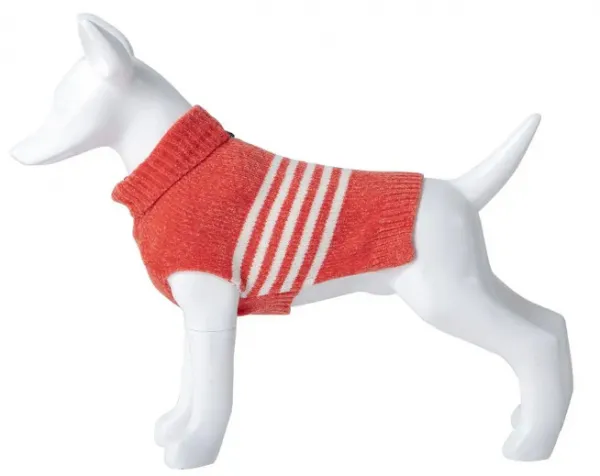 Jersei Freedog Comfy - Модерен пуловер за кучета, 45 см. - червен