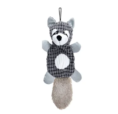 Freedog Dog Toy - Плюшена мишка мечка със звук - тъмно сива, 45 см.