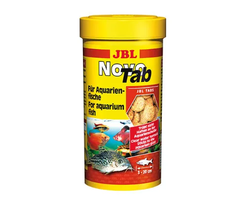 JBL Novo Tab - Пълноценна храна за всички декоративни рибки, таблетки, 100 мл.