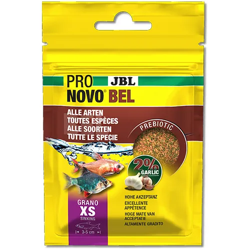 JBL Pronovo Bel Grano XS - Основна храна , гранули с размер XS за всички аквариумни риби с размер 3-5 см./20 мл.