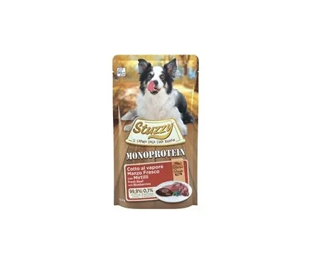 Stuzzy Adult Dog Monoprotein - Пауч за израснали кучета с говеждо месо, 150 гр./ 3 броя