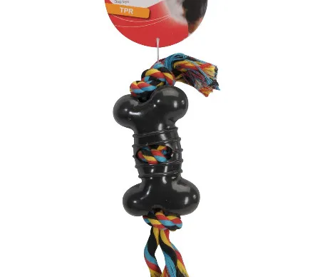 Camon - Играчка за кучета, въже с TPR кокал 20 см. 3