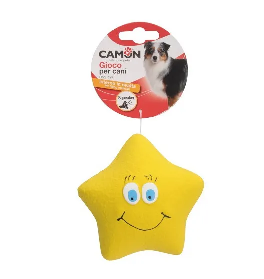 Camon - Играчка за кучета, латексовa звезда 9 см.