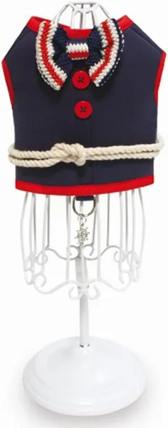 Croci Harness/dress Vintage Sailor - Модерен нагръдник за кучета, 28-33 см.