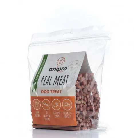 Anipro Real Meal - Лакомство за кучета, меки солети с патешко месо - 1 кг.