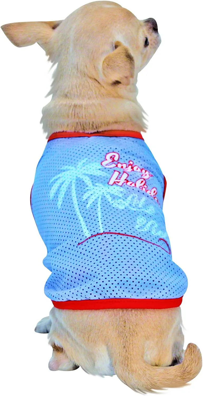 Croci Top Enjoy - Модерна тениска за кучета, 45 см. - синя 2