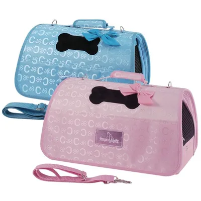 Camon FIOCCO - Модерна чанта за пренасяне на малки кучета или други домашни любимци, 50/27/26 см - розова