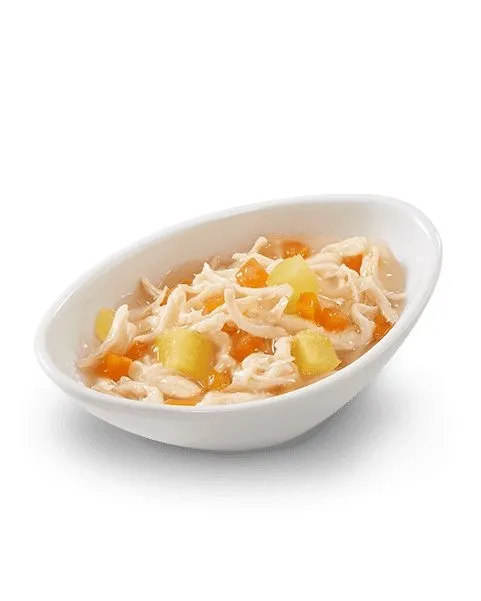 Schesir Adult Cat Salad - Висококачествена консервирана храна за израснали котки с пилешко, ананас и моркови, 85 гр./ 3 броя 2