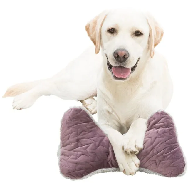Trixie Pillow Estelle - Мека ергономична възглавница за кучета, 34/ 20 см. - розово сива 2