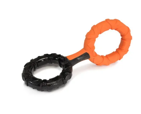Camon dog toy TPR bicolor double ring - Играчка за куче - TPR двуцветен двоен ринг, 26 см. 2