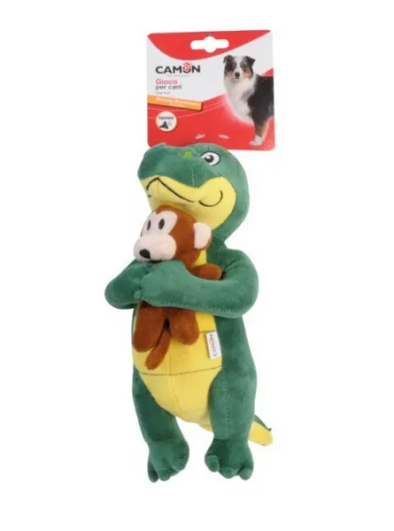 Camon Dog toy - little dragon with squeaker -  Играчка за кучета, плюшен дракон с пищял, 30 см.