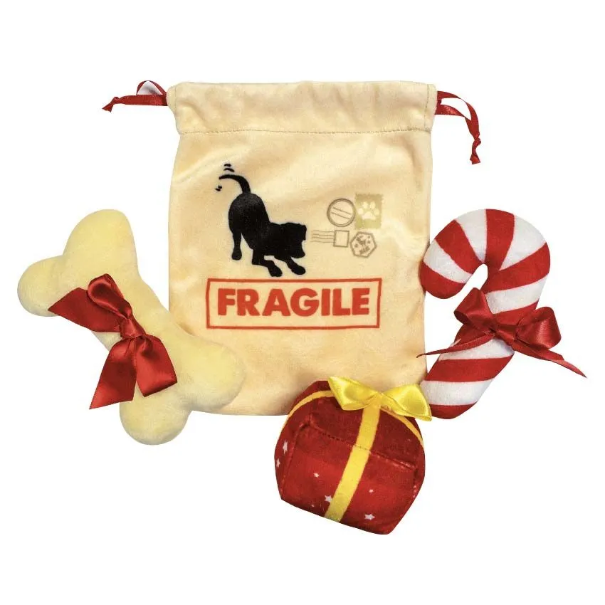 Croci XMas – Santa Bag - Коледна чанта с плюшени играчки за кучета, 21 см.  1