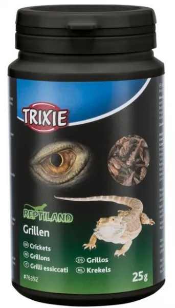 Trixie - Dried Grilling - Сушени щурци за влечуги, 25 гр.