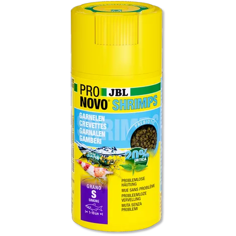 JBL Pronovo Shrimps GRANO S - Гранулирана аквариумна основна храна за скариди от 1-20 см, 100 мл. 1