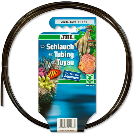 JBL Aquaschlauch GRUN 4/6 Luft, 4 m - Маркуч за аквариуми, 4 метра - сив 1