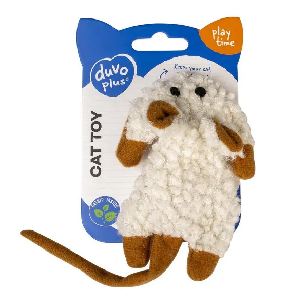 Duvo Plus - Котешка играчка, мишка със звук, 18Х8Х2 см. 1