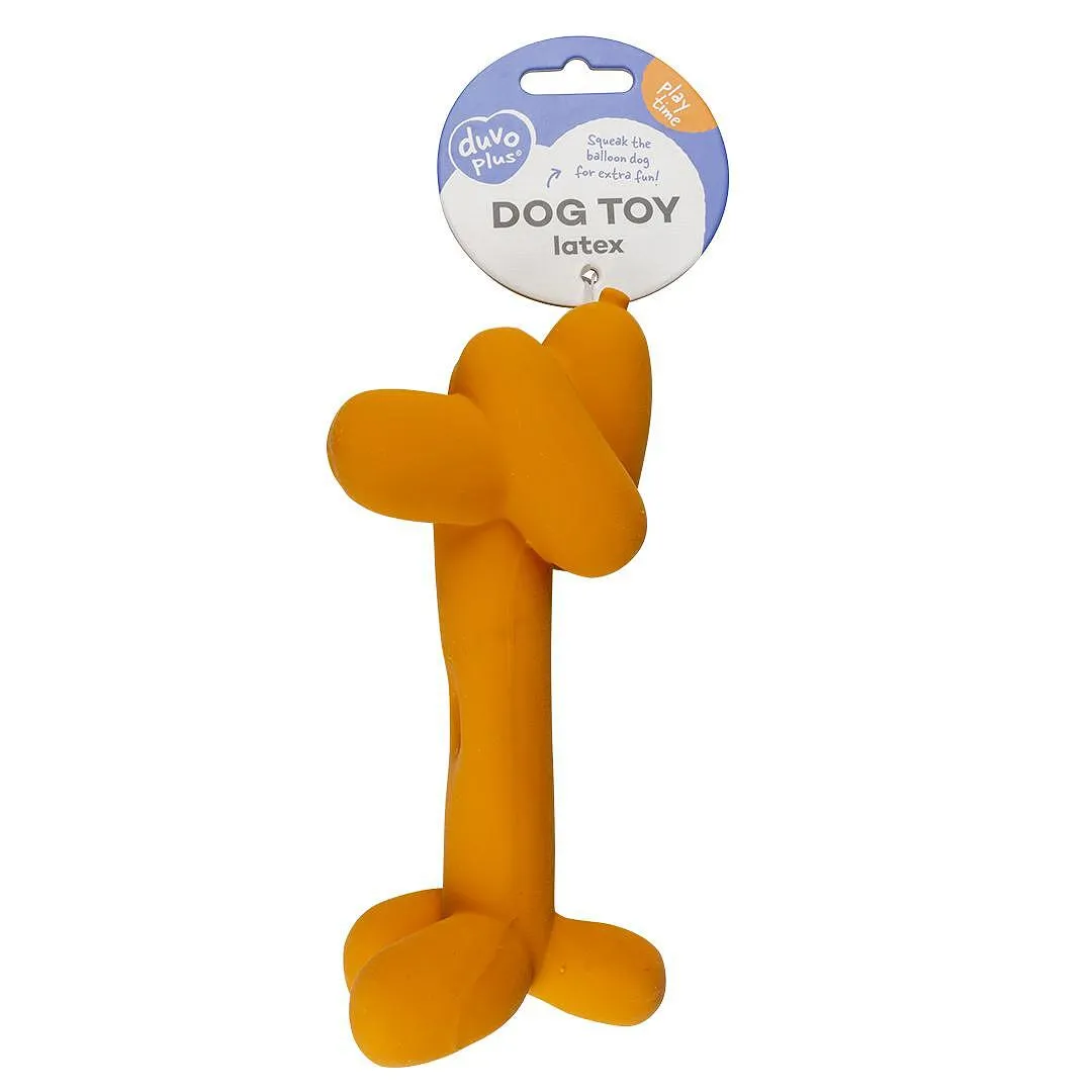 Duvo Plus - Играчка за кучета - латексов балон във форма на дакел, 18Х5,5Х8 см.