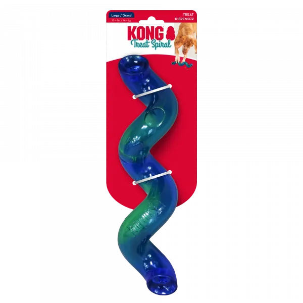 Kong Treat Spiral Stick Large - Спираловидна играчка за кучета с място за криене на лакомства 1