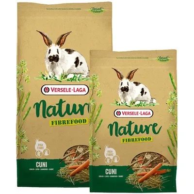 Versele Laga Nature Cuni Fibrefood - Храна за чувствителни зайци, възрастни , капризни и живеещи у дома, 2.75 кг.