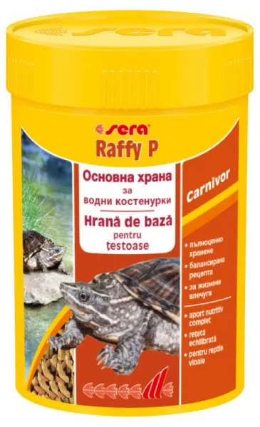 Sera Raffy P-Основна гранулирана храна за костенурки 1000 мл.