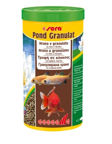 Sera Pond grаanulat - Храна на гранули,за всички декоративни рибки в градински езера 3800 мл.