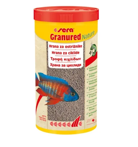 Sera Granured Nature - Храна за цихлиди 1000 мл.