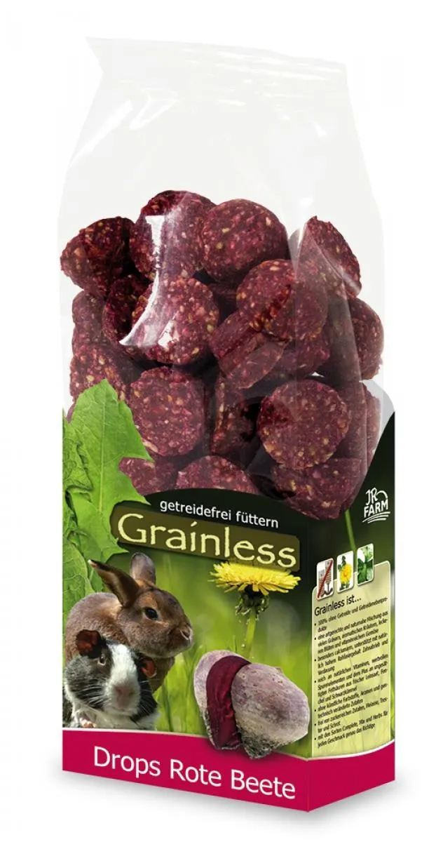JR Farm Grainless - беззърнена допълваща храна за гризачи с цвекло 140 гр