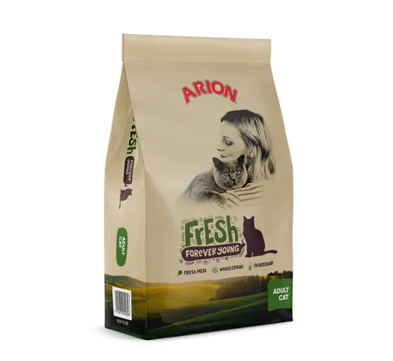 Arion Fresh Cat Adult - Пълноценна суха храна за израснали котки с пилешко месо, 12 кг.
