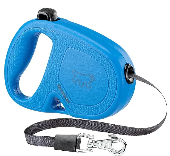 Ferplast Flippy One Tape Small - Автоматичен повод за кучета, 4 метра лента за кучета до 15 кг. - син