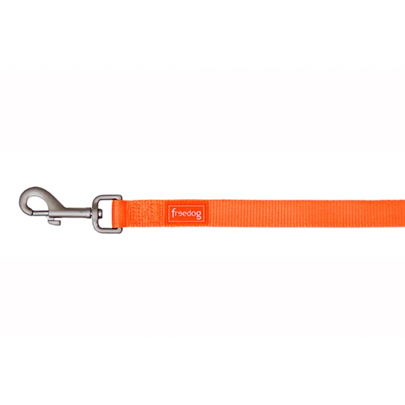 Freedog Basic Nylon Leash - Повод за кучета, 15 мм/120 см. - оранжев