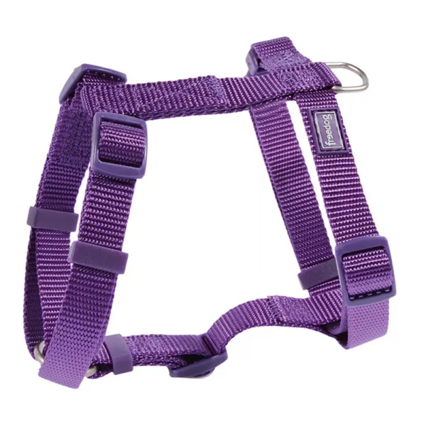 Freedog Harness Nylon Basic - Регулируем нагръдник за кучета, 10мм А:12 см - 24 см	B:22 см - 33 см, лилав 1