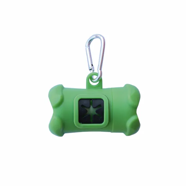Freedog Dog  Bag Dispenser Green - Диспенсер за кучета за хигиенични пликчета с 20 торбички - зелен