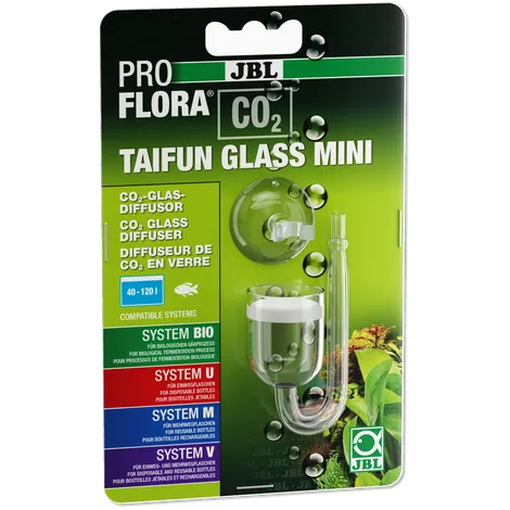 JBL PROFLORA CO2 TAIFUN GLASS - Стъклен CO2 дифузер за сладководни аквариуми от 40-800 л