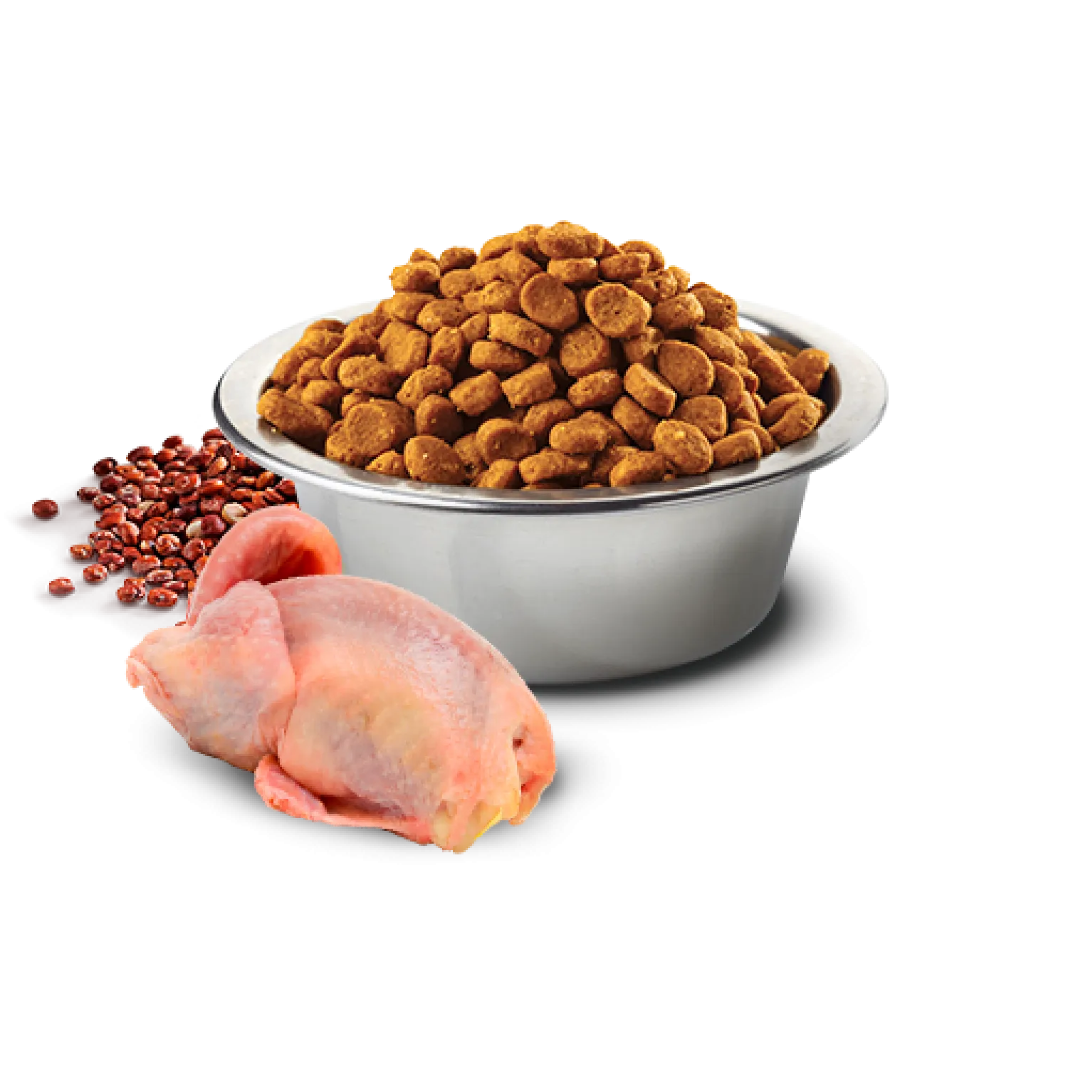 N&D Dog Quinoa Skin & Coat Quail - Премиум пълноценна суха храна за израснали кучета от всички породи с чувствителна кожа и козина, с пъдпъдъче месо, киноа,кокос и куркума, 800 гр. 2