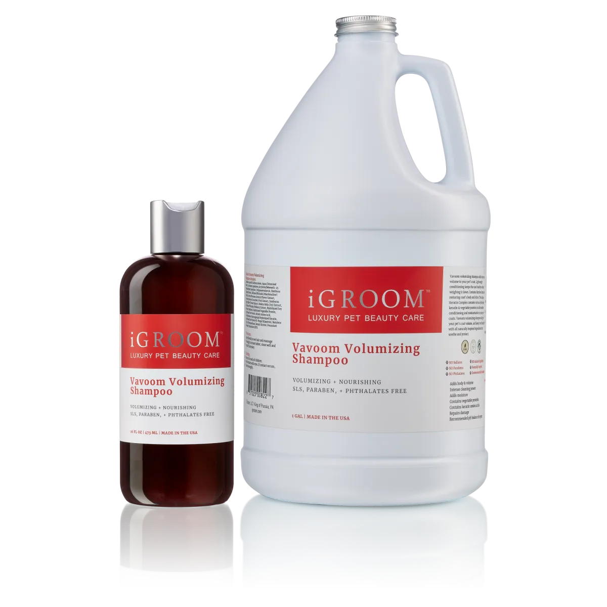 Igroom Vavoom Volumizing Shampoo - Шампоанът за кучета на Vavoom придава плътен и мек обем на козината, 3, 78 литра