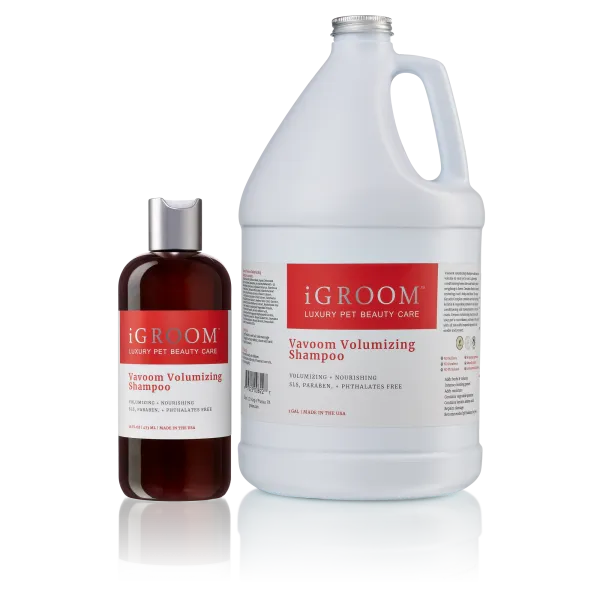 Igroom Vavoom Volumizing Shampoo - Шампоанът за кучета на Vavoom придава плътен и мек обем на козината, 3, 78 литра