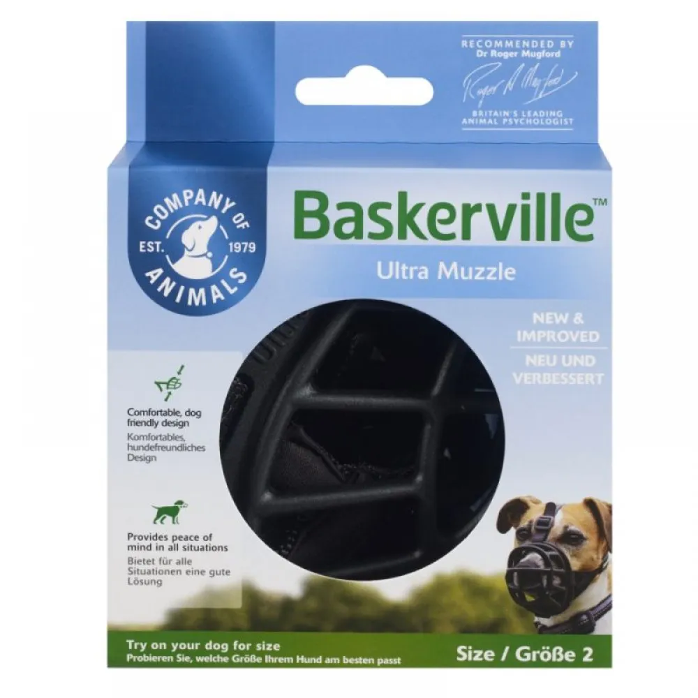 Baskerville Ultra Muzzle - Намордник за кучета размер 6, за едри породи като дог, ротвайлер 1