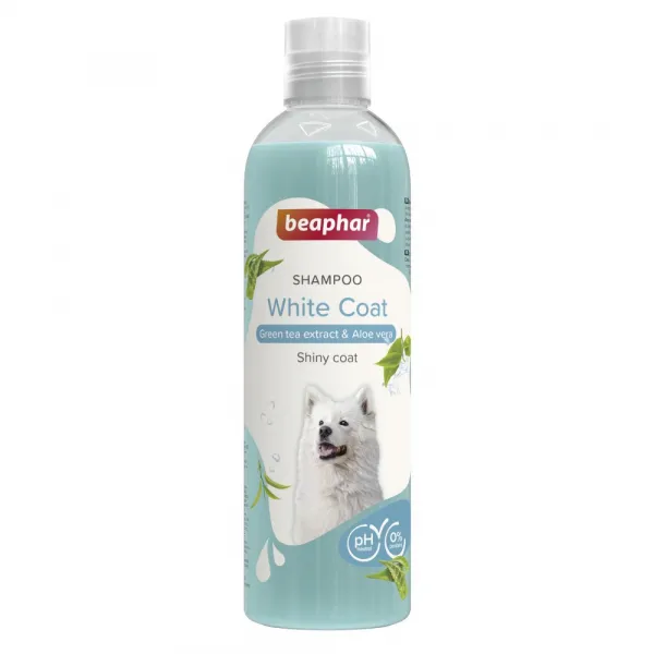 Beaphar Shampoo White Coat - Шампоан с алое вера за кучета с бяла козина, 250 мл. 1