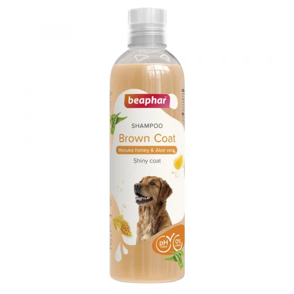 Beaphar Shampoo Brown Coat - Шампоан с алое вера за кучета с кафява козина, 250 мл 1