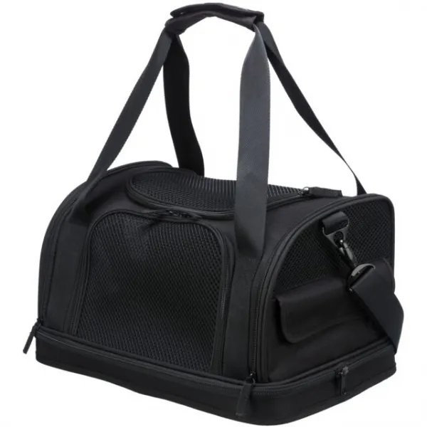 Trixie Airline Carrier Fly - Транспортна чанта за кучета и други малки любимци до 7 кг., 28x25x45 см. - черна