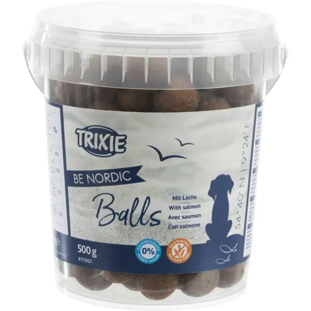 Trixie BE NORDIC Salmon Balls - Лакомство за кучета във формата на топчета от сьомга 500 гр.