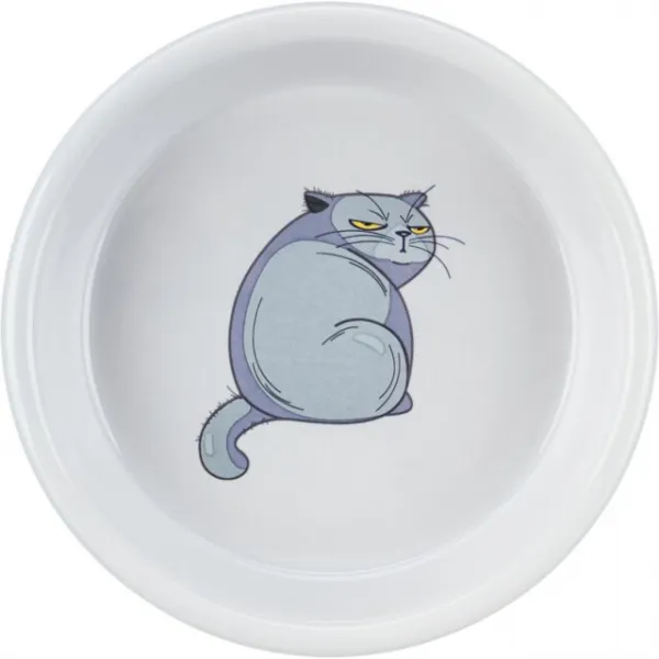 Trixie Ceramic Bowl - Керамична купа за котки за храна и вода, 0.250 мл.